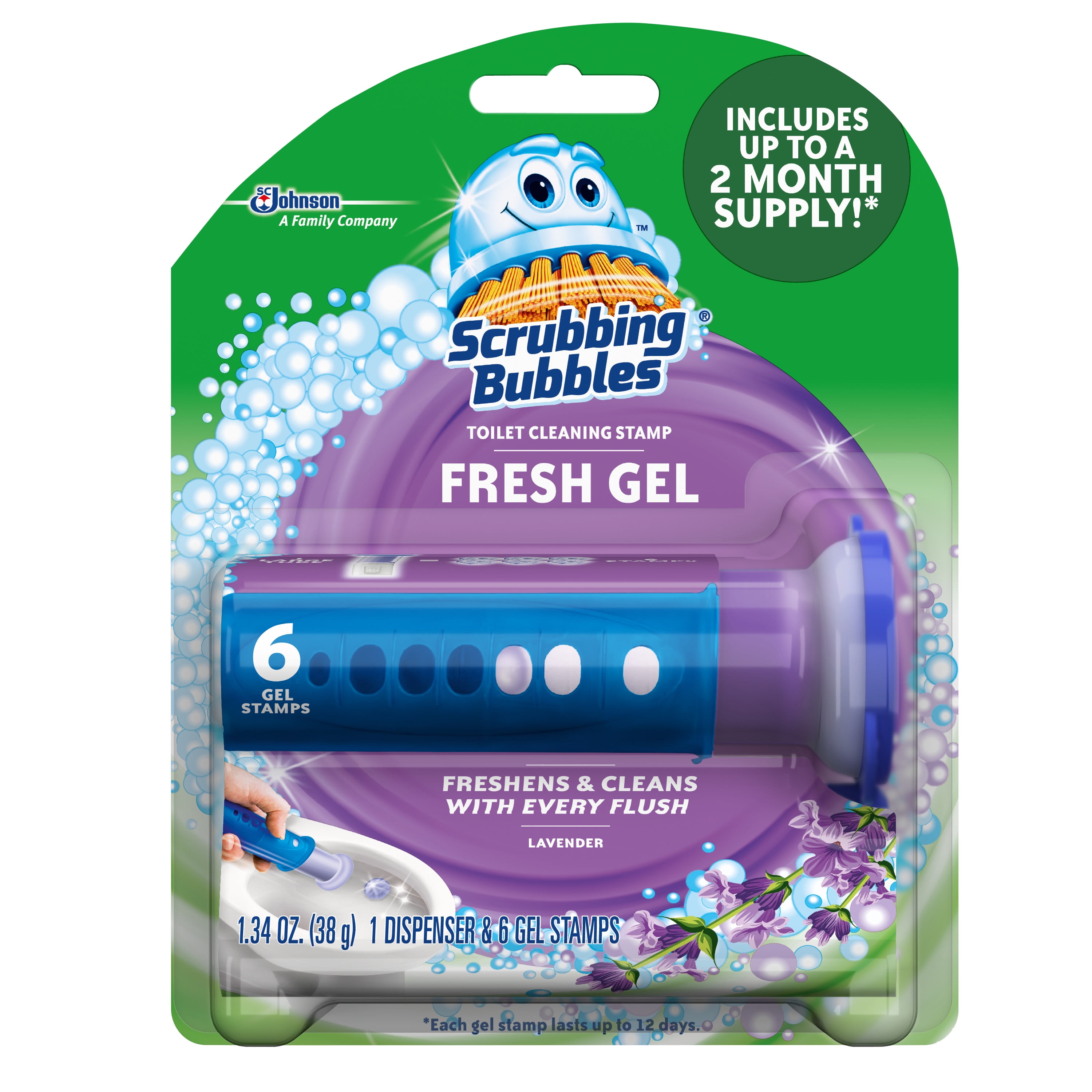 scrubbing bubbles gel stamp review
