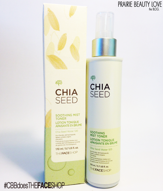 the face shop chia seed soothing mist toner review