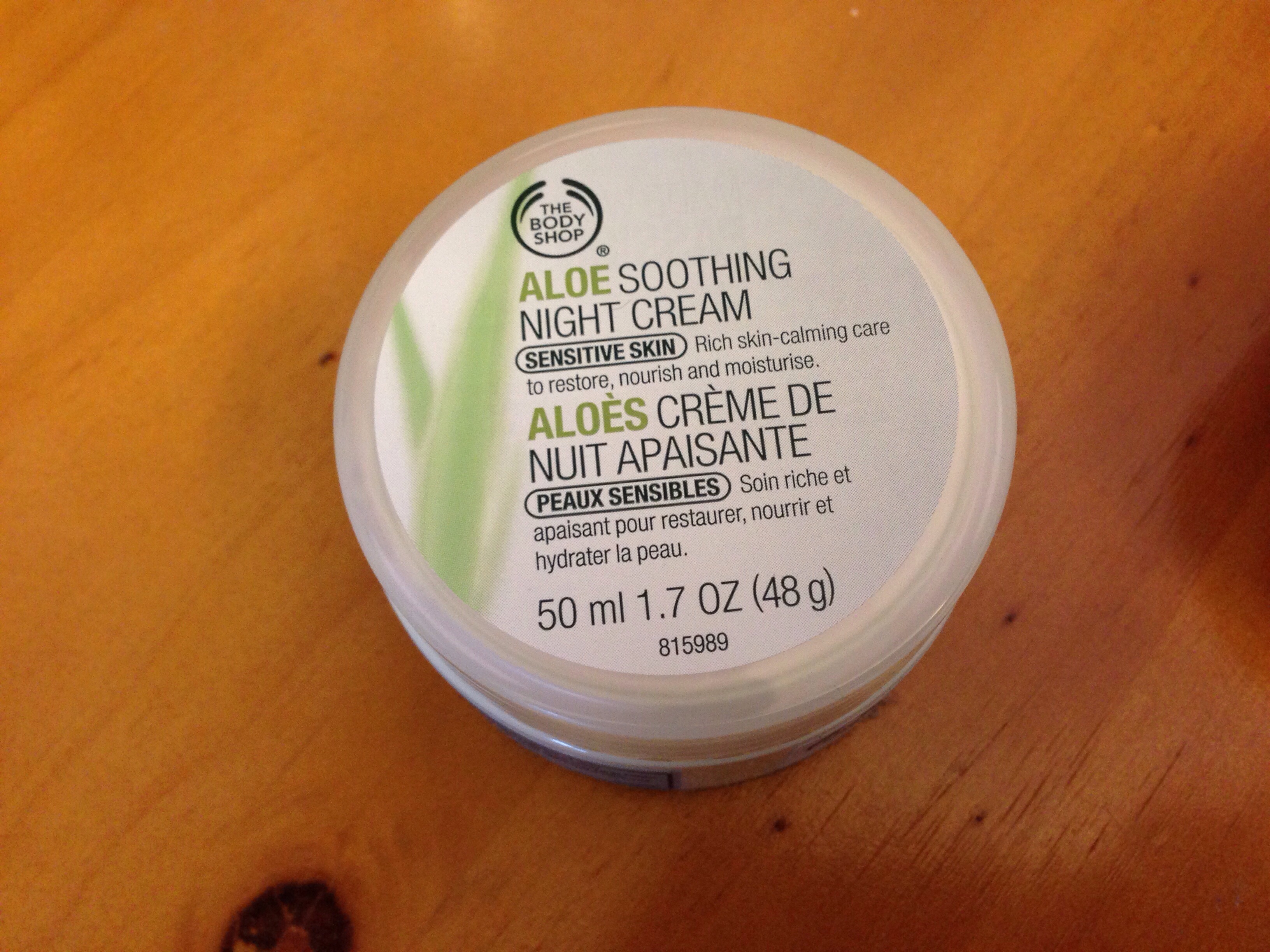 the body shop aloe night cream review