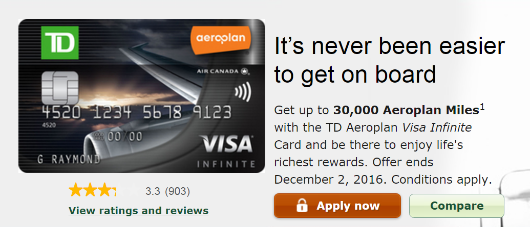 td aeroplan credit card review